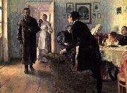 Oil on canvas painting by Ilya Repin, Ilya Repin